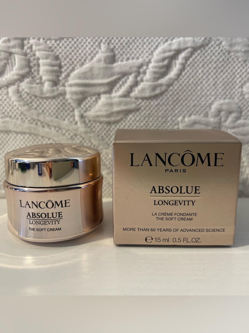 Lancome Absolue Longevity The Soft Cream 15ml New in Box Exp 12/2027